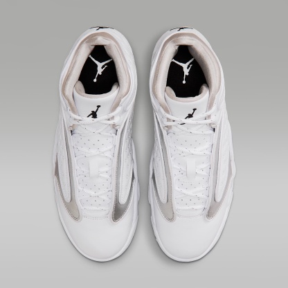 Air Jordan OG Damenschuh – Weiß/Schwarz/Metallic Silver
