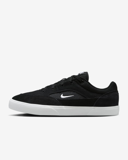 Nike SB Malor Skateboardschuh – Schwarz/Schwarz/Weiß/Weiß