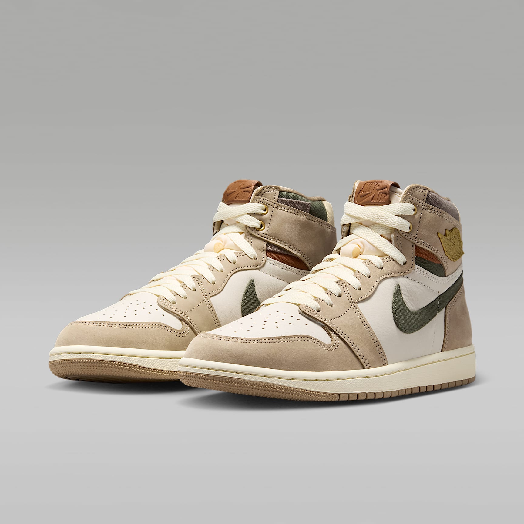 Air Jordan 1 High OG "Khaki" Schuh (Damen) – Khaki/Sail/Cargo Khaki/Multi-Color