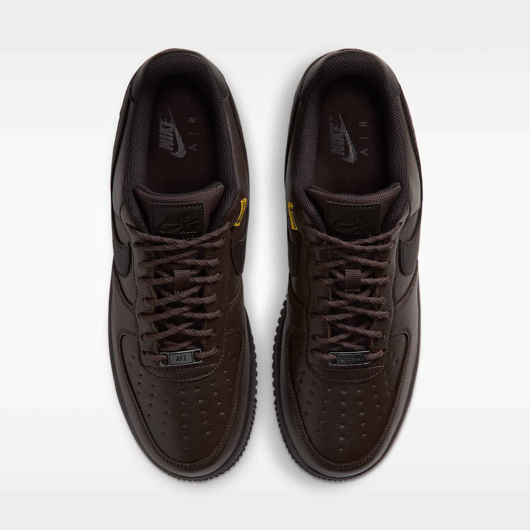 Air Force 1 GORE-TEX Vibram Schuh (Herren) – Baroque Brown/Speed Yellow/University Red/Shadow Brown