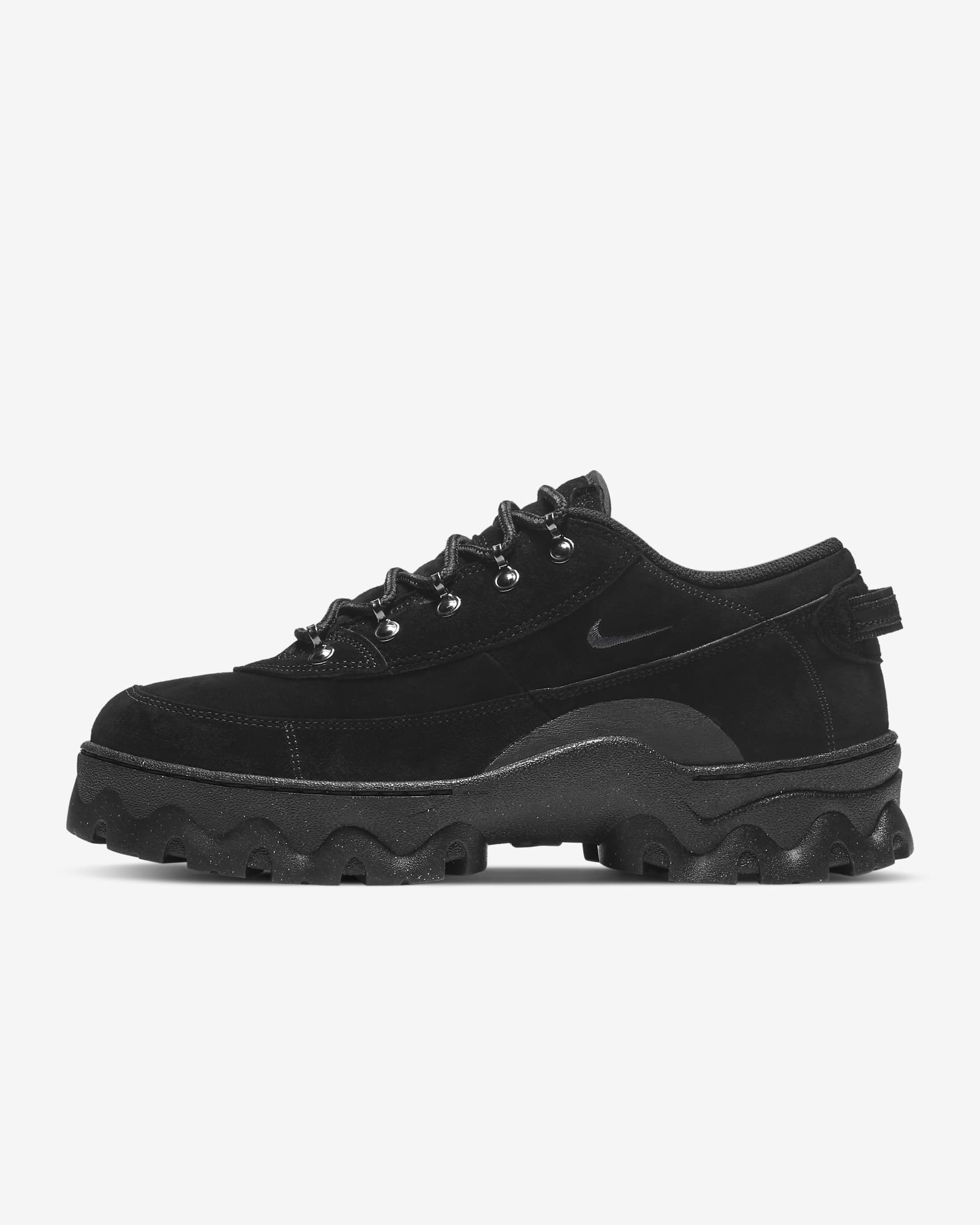 Nike Lahar Low Damenschuh – Schwarz/Orange/Schwarz/Dark Smoke Grey