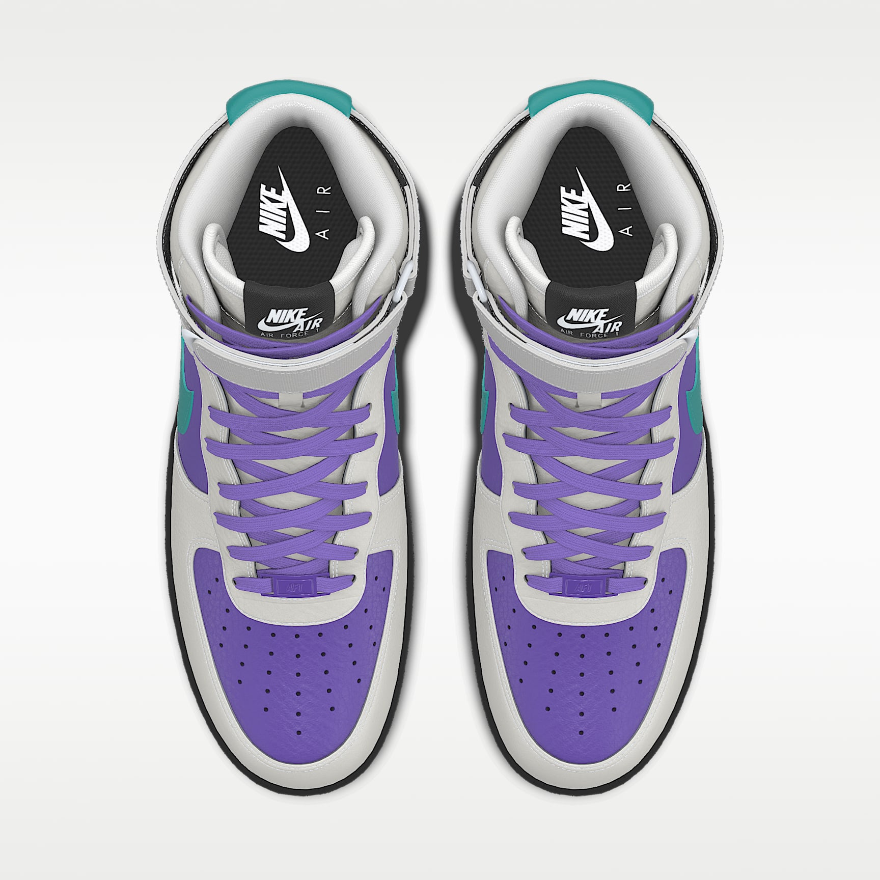 Nike Air Force 1 High By You personalisierbarer Herrenschuh – Multi-Color/Multi-Color/Multi-Color [6704988924]