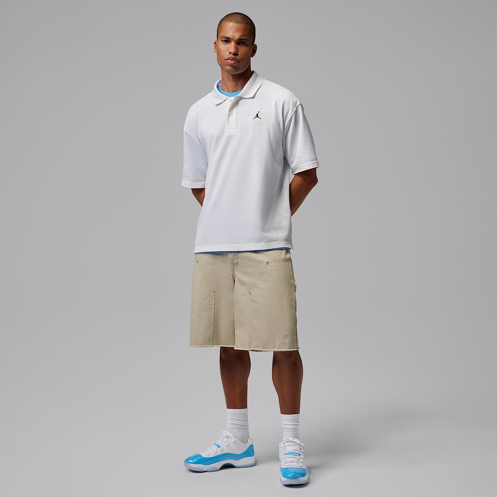 Air Jordan 11 Retro Low "University Blue" Schuh (Herren) – Weiß/Schwarz/University Blue