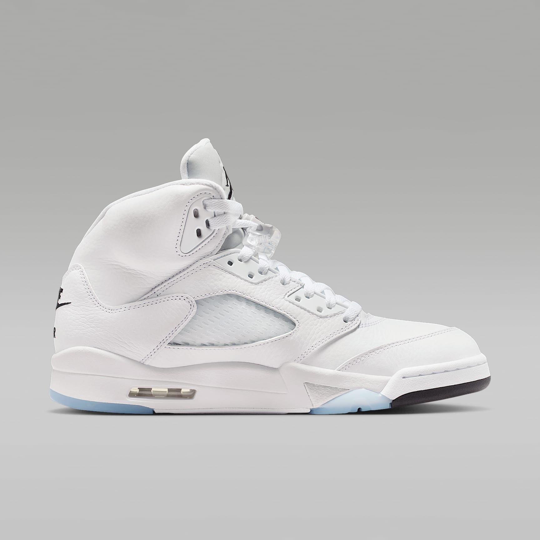 Air Jordan 5 Retro OG "White Metallic" Schuh (Herren) – Weiß/Metallic Silver/Schwarz