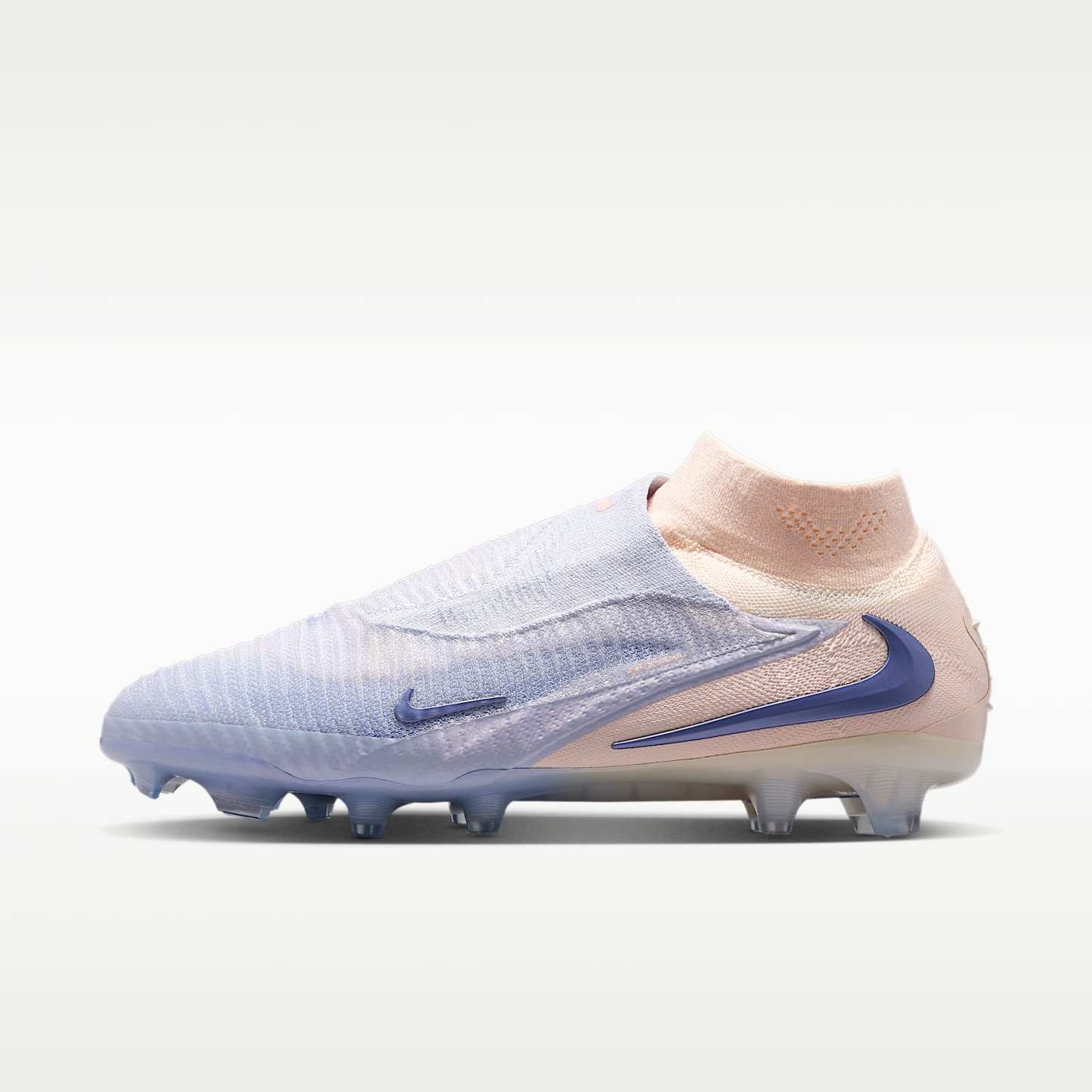 Nike Phantom 6 High Elite LV8 Fußballschuh für normalen Rasen – Ghost/Guava Ice/Ghost