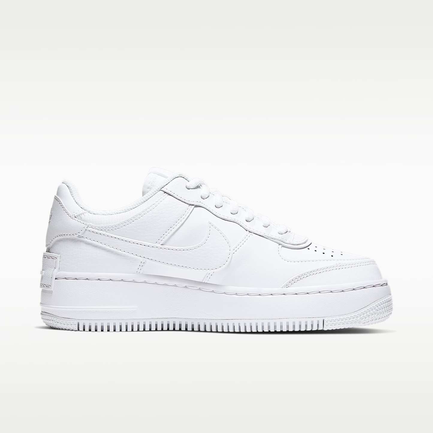 Nike Air Force 1 Shadow Damenschuhe – Weiß/Weiß/Weiß
