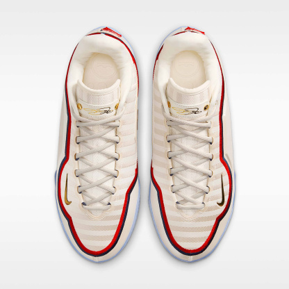 LeBron XXIII "Old Glory" Basketballschuh – Pale Ivory/University Red/Midnight Navy/Metallic Gold
