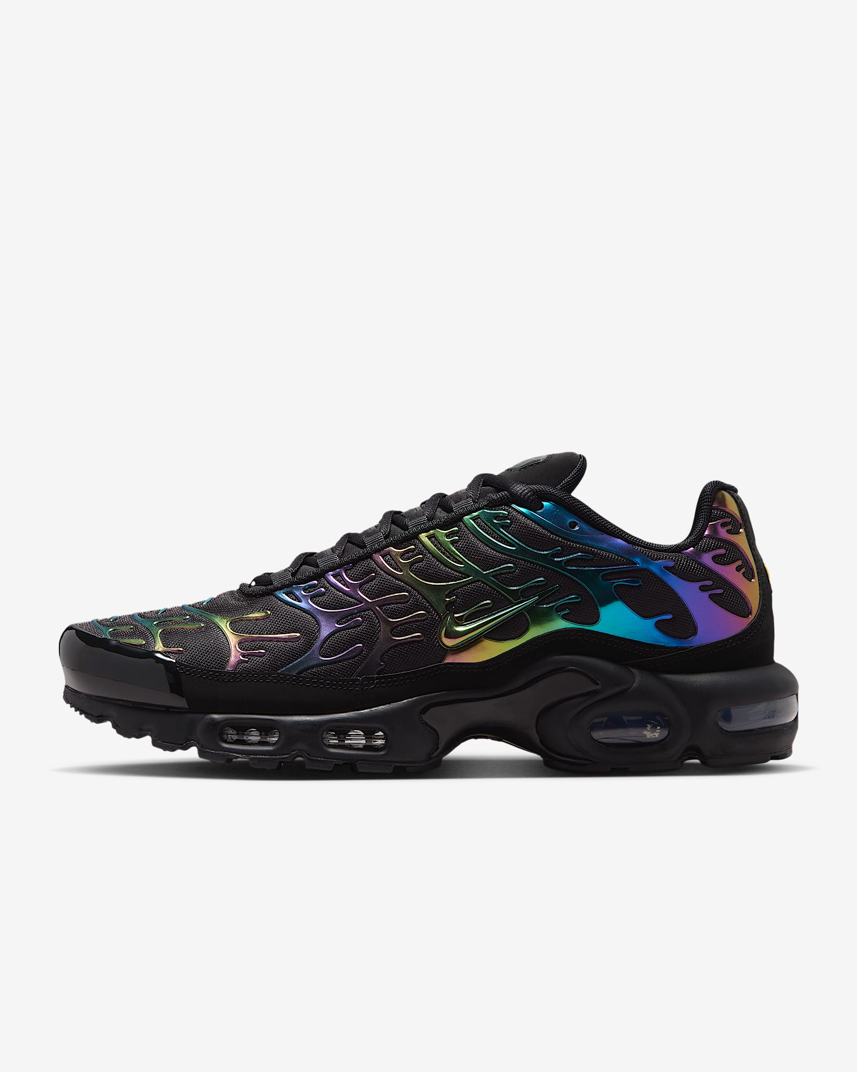 Nike Air Max Plus Premium Schuh (Herren) – Schwarz/Multi-Color/Anthracite/Schwarz