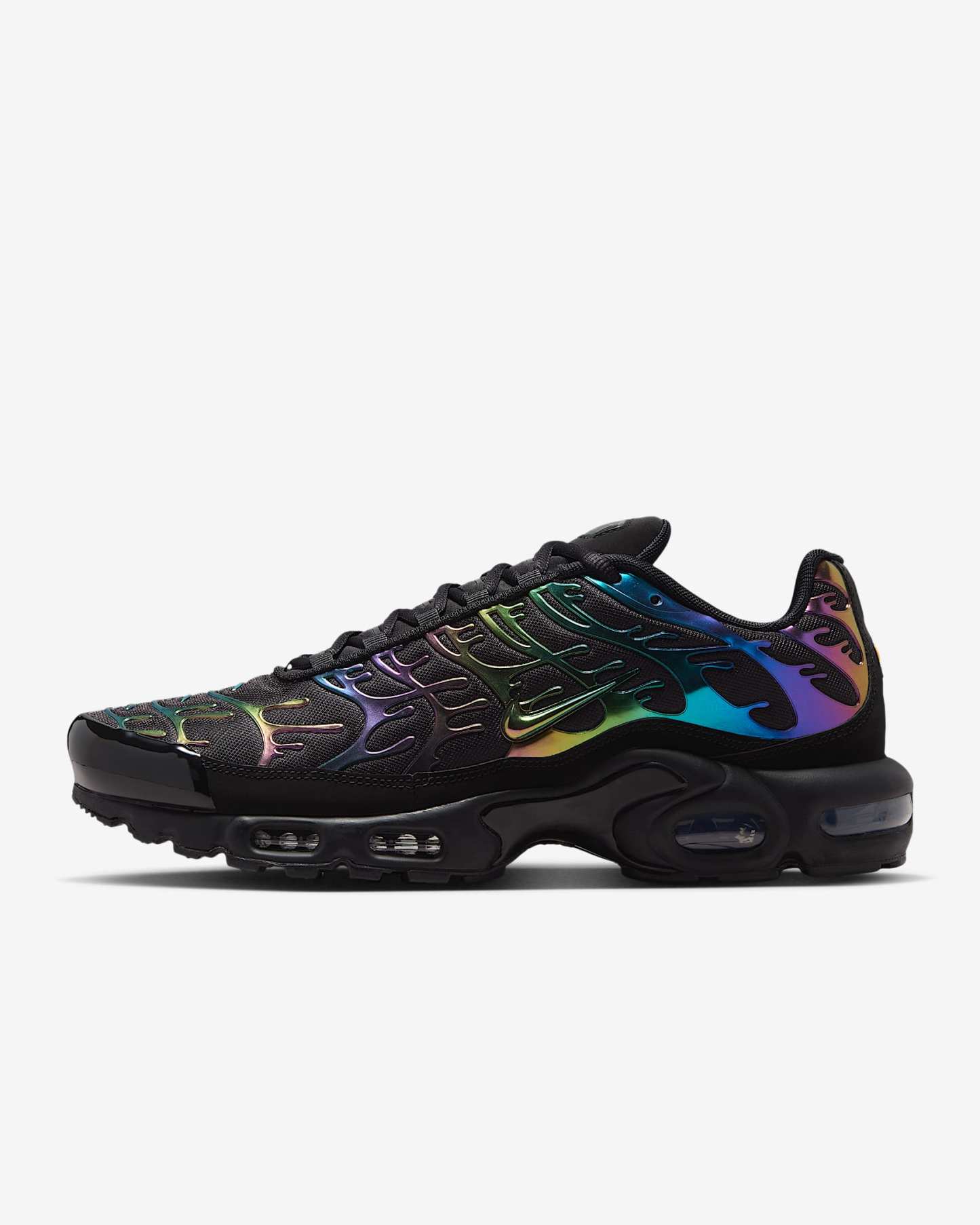 Nike Air Max Plus Premium Schuh (Herren) – Schwarz/Multi-Color/Anthracite/Schwarz