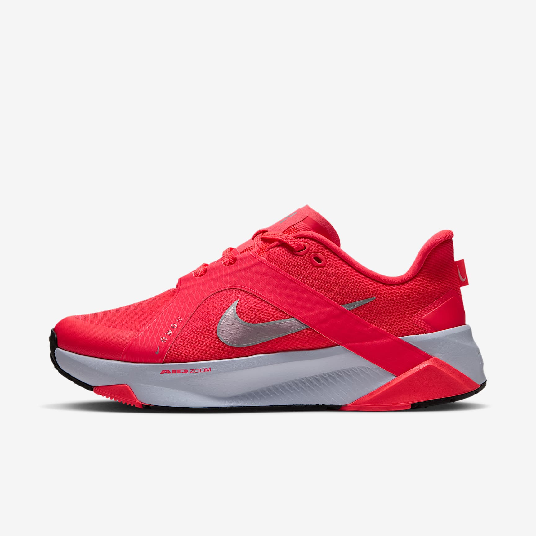Nike Hybrid RN Trainingsschuh (Damen) – Laser Crimson/Football Grey/Football Grey/Metallic Silver