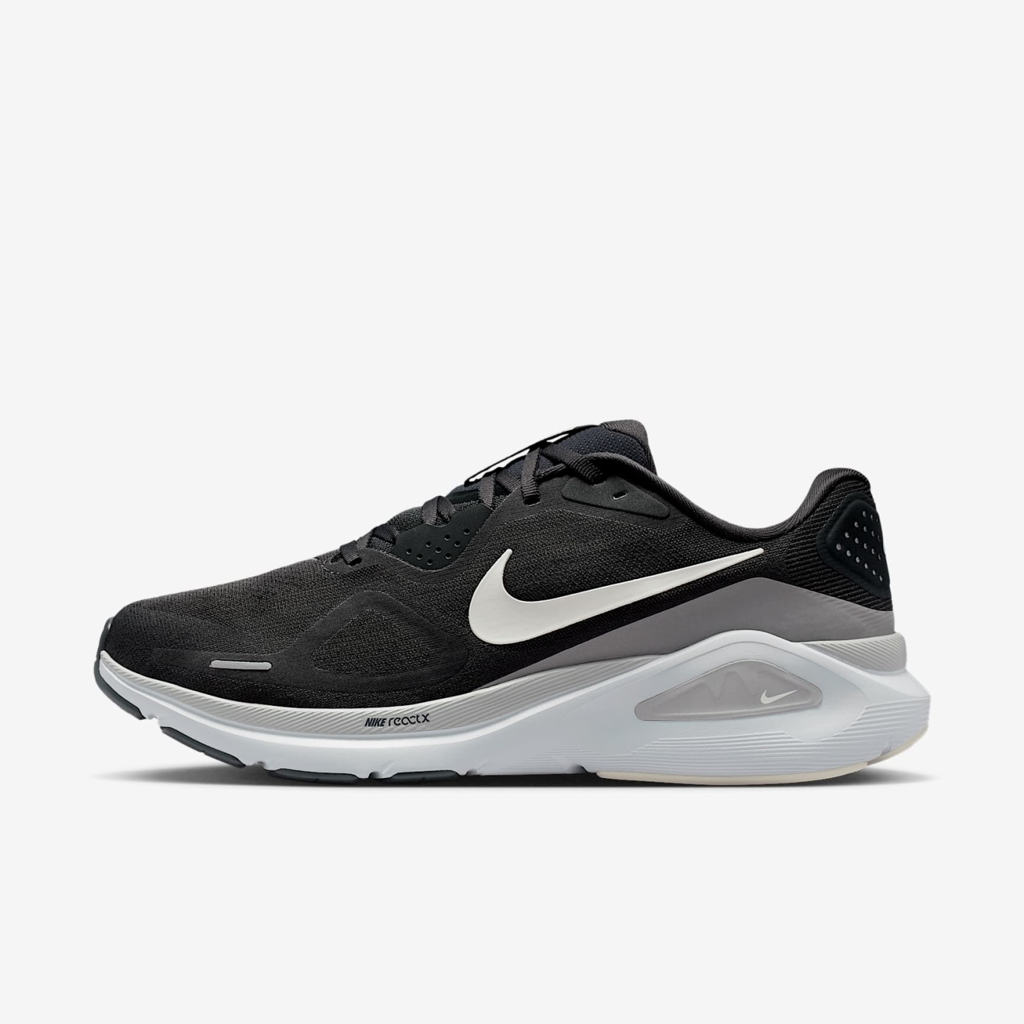 Nike Structure 26 Straßenlaufschuh (Herren) – Anthracite/Light Smoke Grey/Pure Platinum/Sail