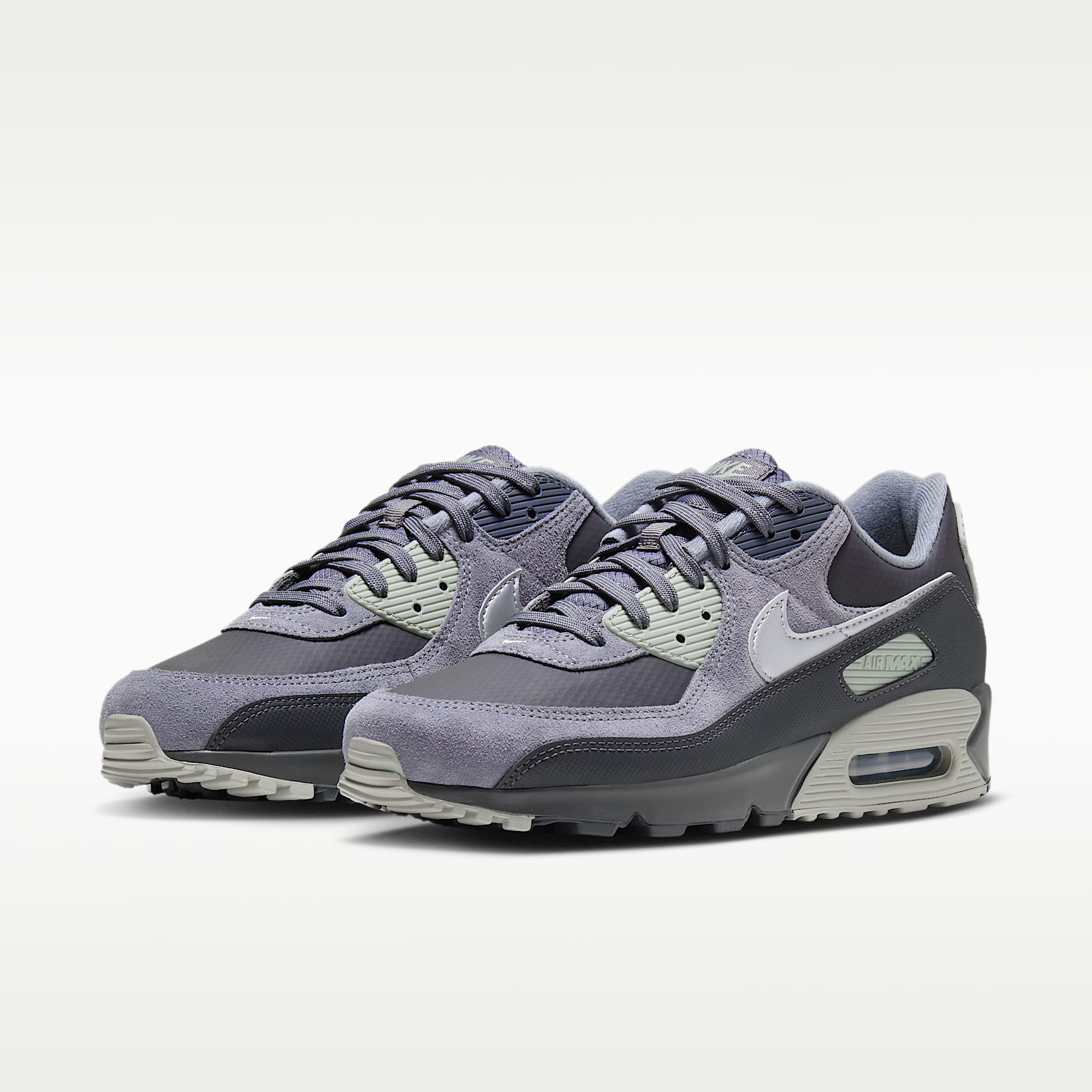 Nike Air Max 90 Schuh (Herren) – Iron Grey/Anthracite/Cool Grey/Metallic Silver