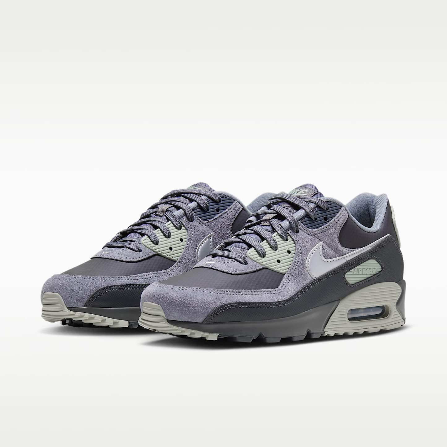 Nike Air Max 90 Schuh (Herren) – Iron Grey/Anthracite/Cool Grey/Metallic Silver
