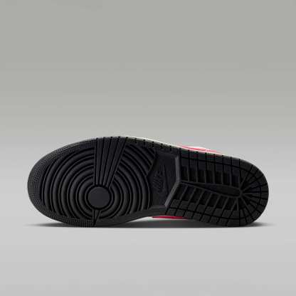 Air Jordan 1 Low Damenschuh – Pale Ivory/Schwarz/Muslin/Racer Pink