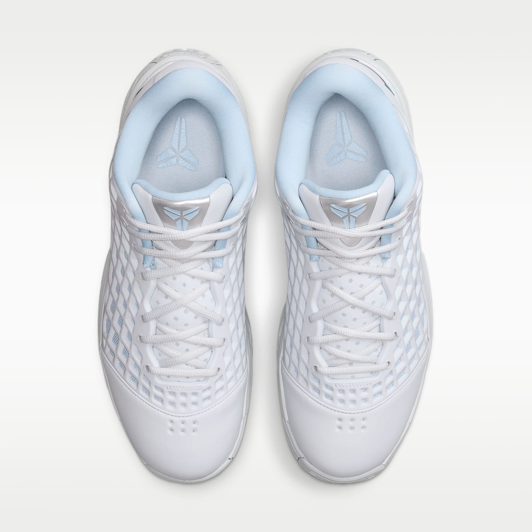 Kobe III Low Protro Herren-Basketballschuh – Pure Platinum/Armory Blue