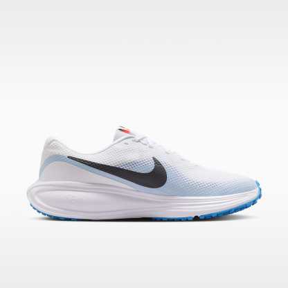 Nike Revolution 8 Straßenlaufschuh (Herren) – Weiß/Hydrogen Blue/Blue Crystal/Off Noir