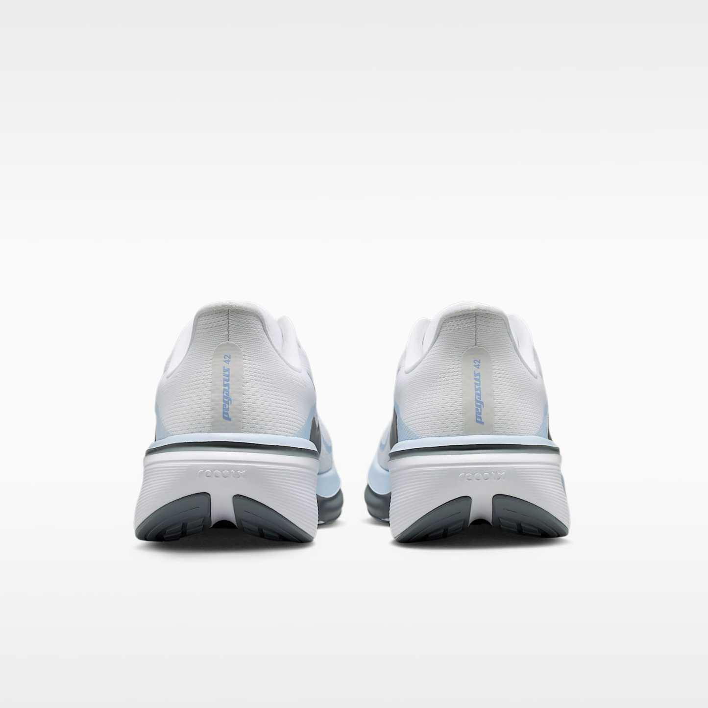 Nike Pegasus 42 Straßenlaufschuh (Herren) – Weiß/Grey Fog/Aluminum/Cool Grey