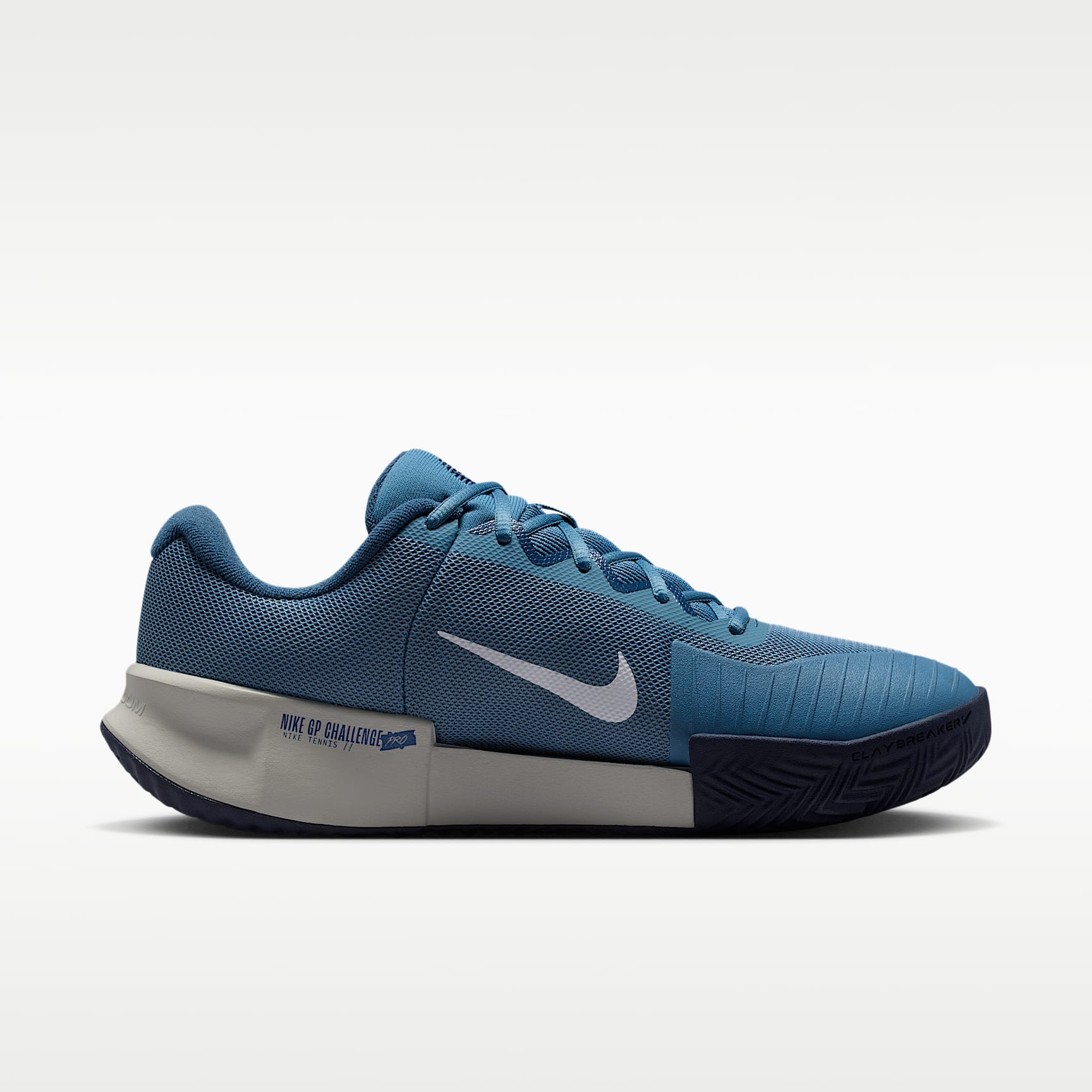 Nike Zoom GP Challenge Pro Clay Court-Tennisschuhe für Herren – Smokey Blue/Light Bone/New Slate/Weiß