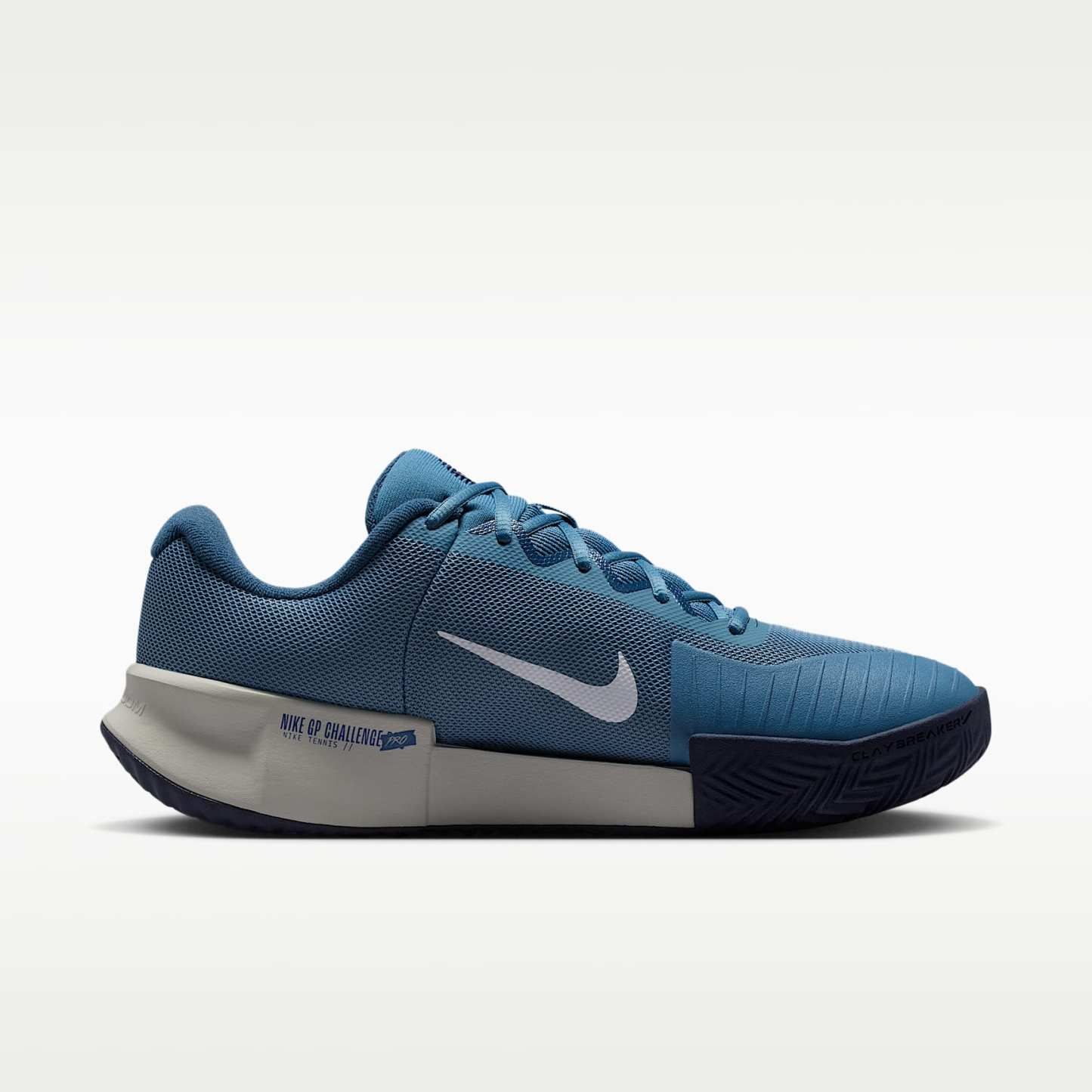 Nike Zoom GP Challenge Pro Clay Court-Tennisschuhe für Herren – Smokey Blue/Light Bone/New Slate/Weiß