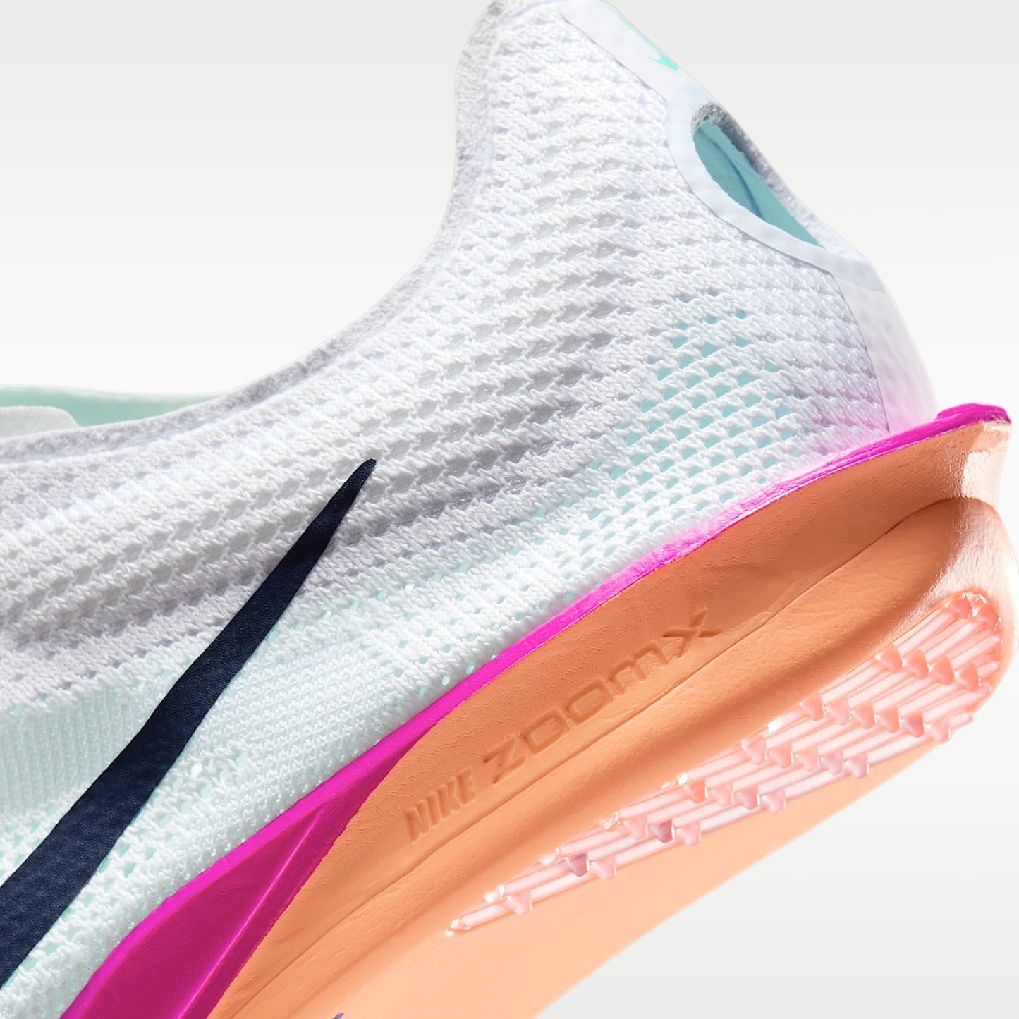 Nike Dragonfly 2 Track & Field Langstrecken-Spikes – Weiß/Hyper Turquoise/Fire Pink/Obsidian