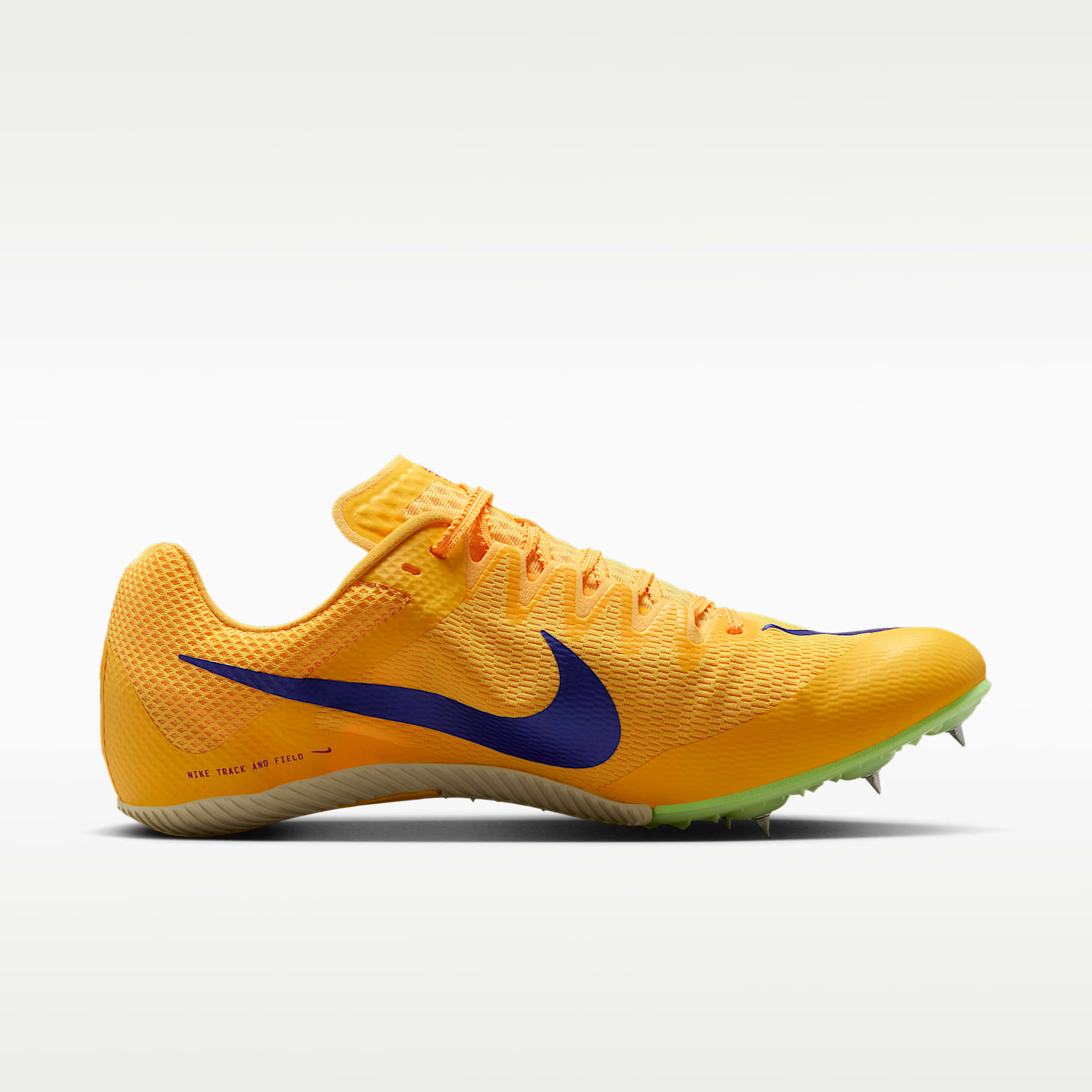 Nike Zoom Rival Sprint Laufspike für Sprints – Citron Pulse/Hyper Violet/Volt Glow/Indigo Burst
