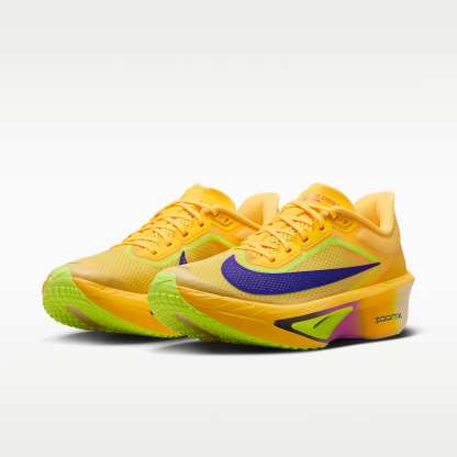 Nike Zoom Fly 6 Straßenlaufschuh für Wettkämpfe (Damen) – Citron Pulse/Volt Ice/Hyper Violet/Indigo Burst