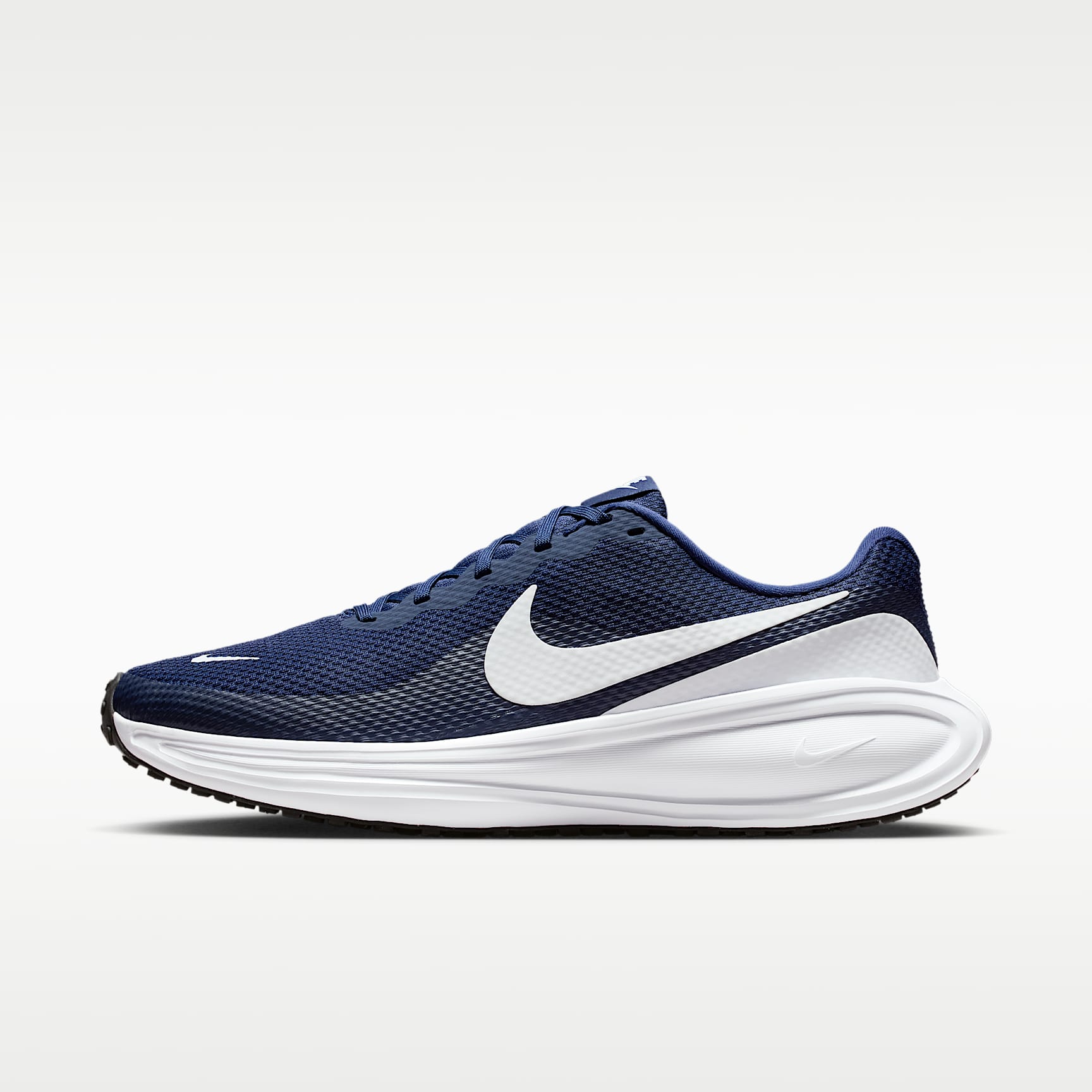 Nike Revolution 8 Straßenlaufschuh (Herren) – Midnight Navy/Weiß/Schwarz/Pure Platinum