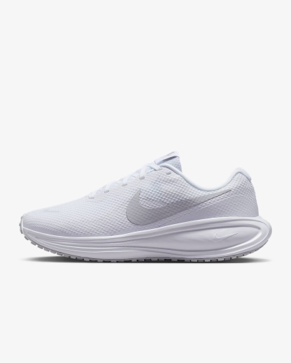 Nike Revolution 8 Straßenlaufschuh (Damen) – Weiß/Pure Platinum