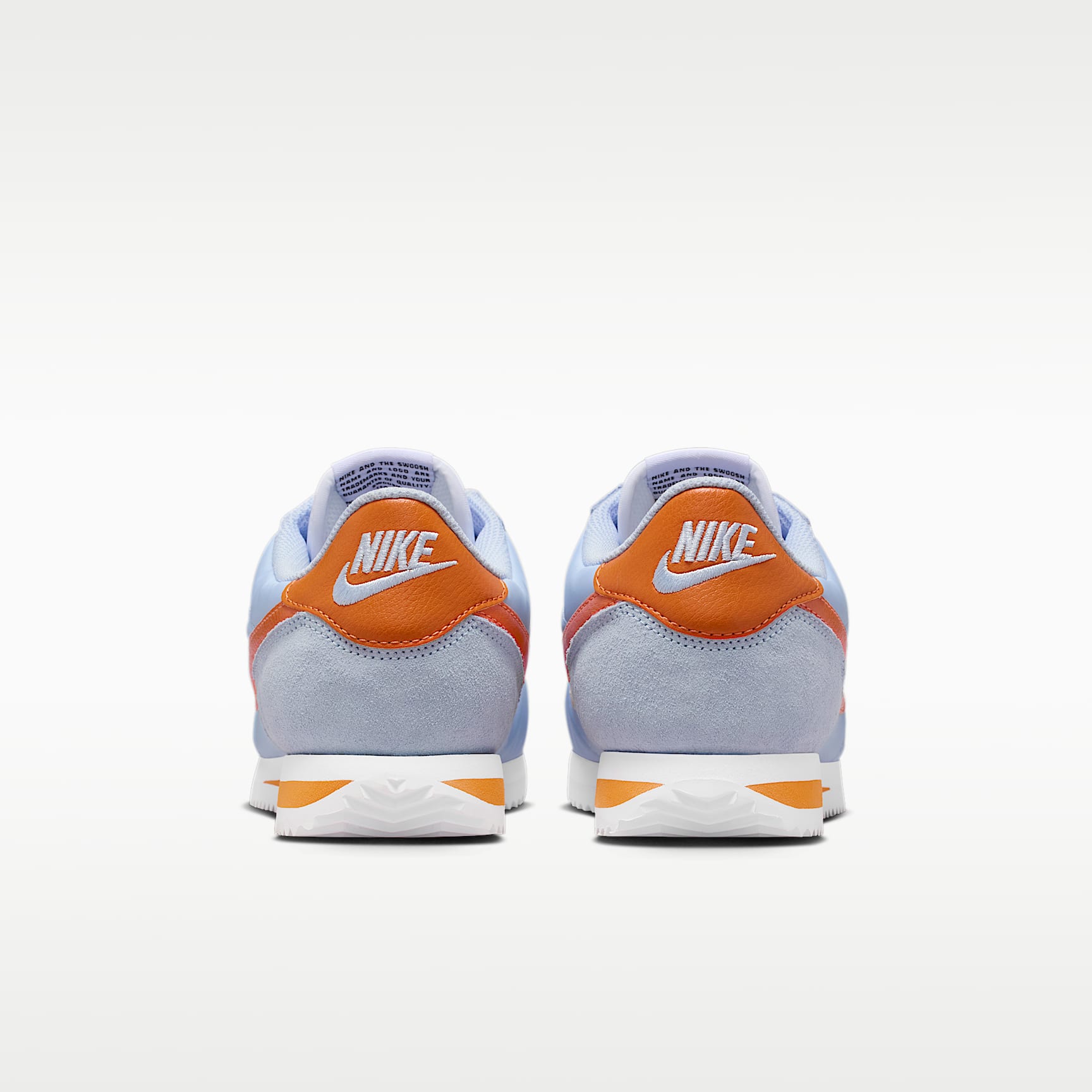 Nike Cortez Textile Schuh (Damen) – Hydrogen Blue/Weiß/Hot Curry