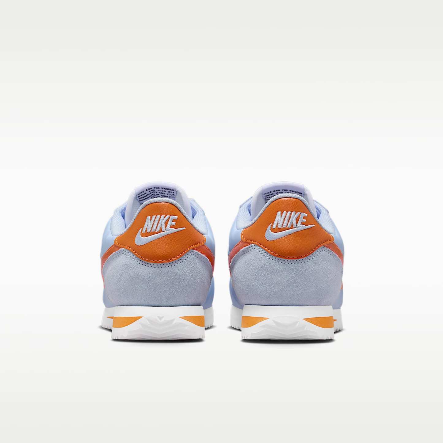 Nike Cortez Textile Schuh (Damen) – Hydrogen Blue/Weiß/Hot Curry