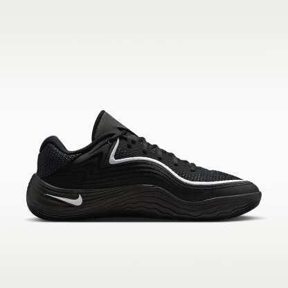 Nike Precision 8 Low Basketballschuh (Herren) – Schwarz/Weiß/Weiß