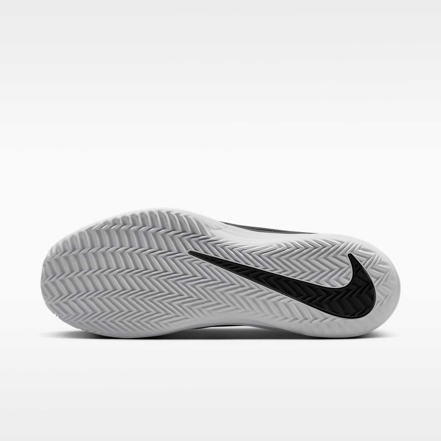 Nike Vapor 12 Clay Court Tennisschuh (Herren) – Schwarz/Dark Smoke Grey/Weiß