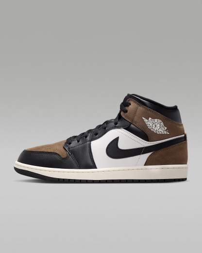 Air Jordan 1 Mid Herrenschuh – Schwarz/Palomino/University Red/Phantom
