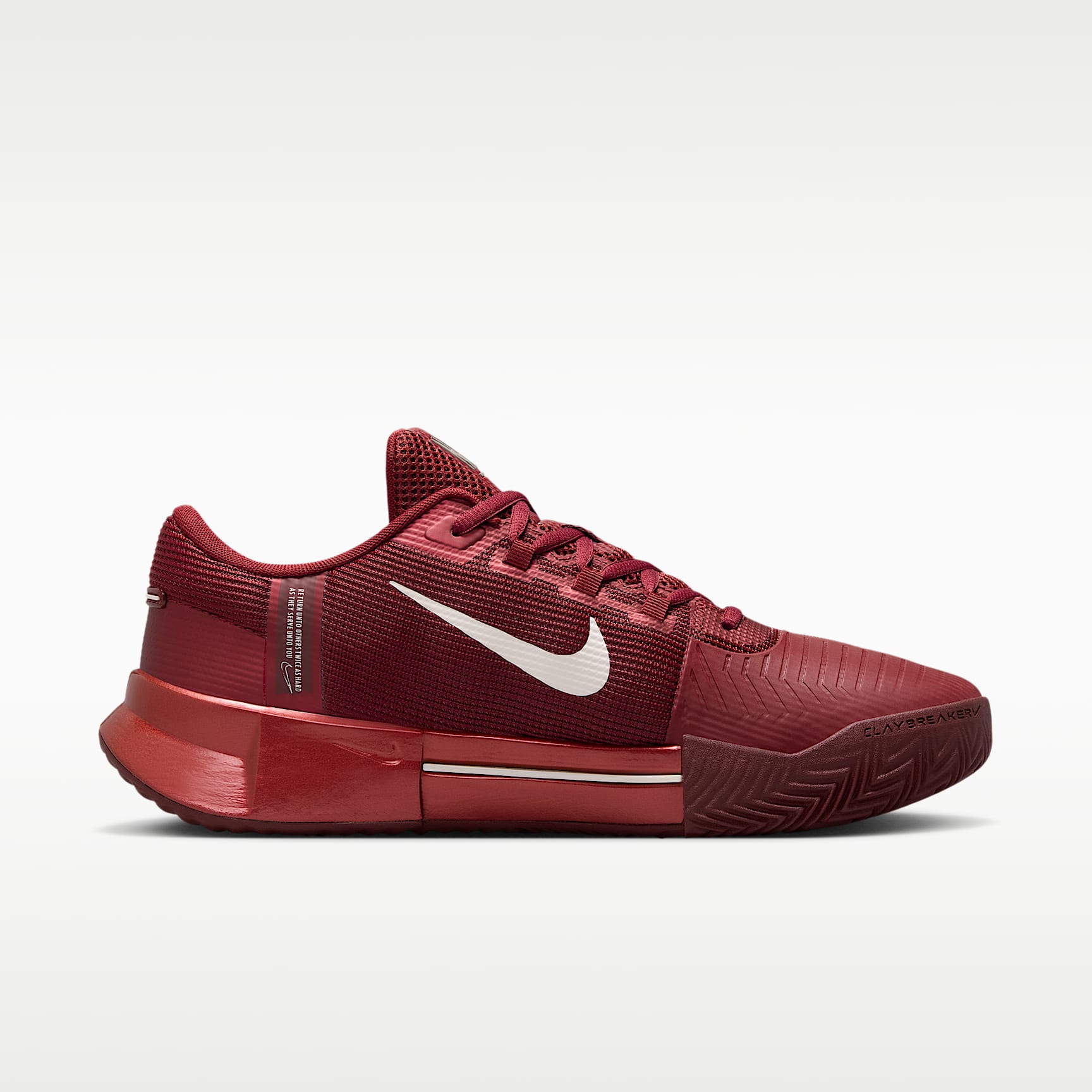 Nike Zoom GP Challenge 1.5 PRM Clay Court Tennisschuh (Herren) – Team Red/Green Spark/Pale Ivory