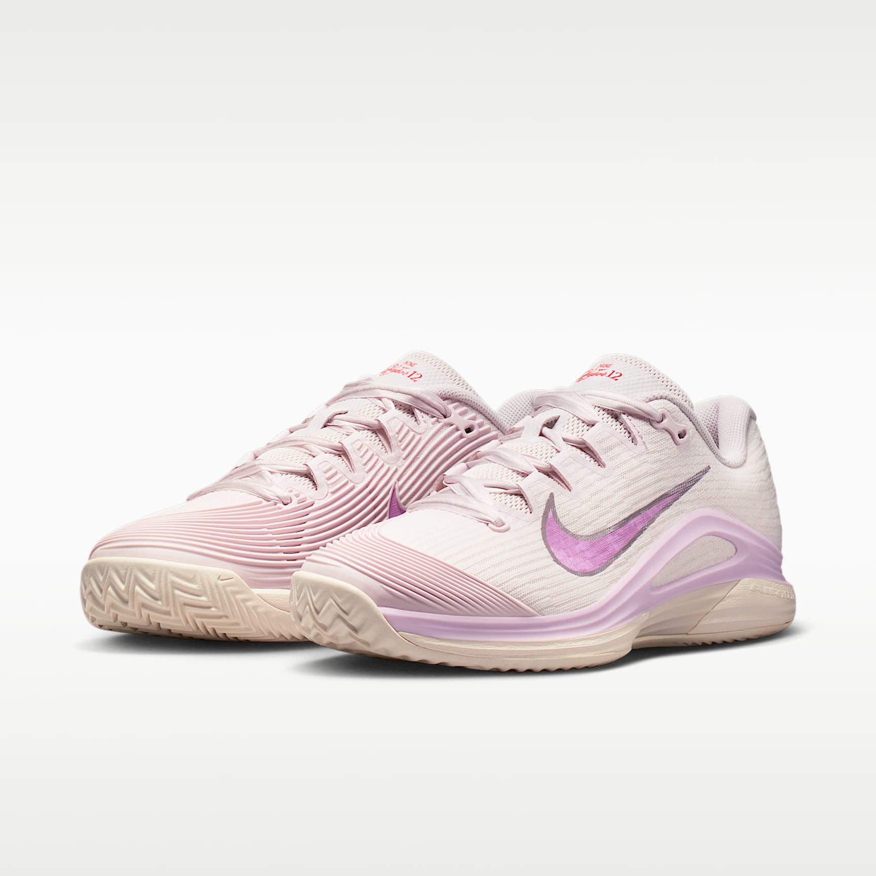 Nike Zoom Vapor 12 PRM Tennisschuhe für den Clay Court (Damen) – Pearl Pink/Pink Foam/Chalk/Light Magenta