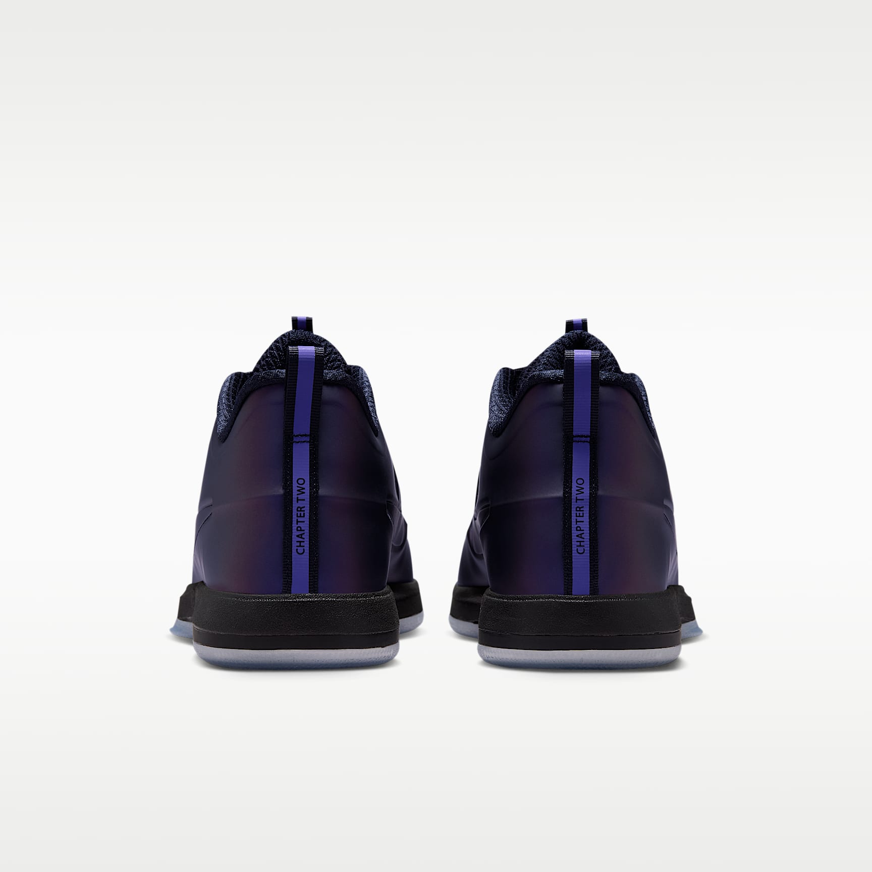 Book 2 PRM "Eggplant Foamposite" Basketballschuh – Varsity Purple/Varsity Purple/Schwarz