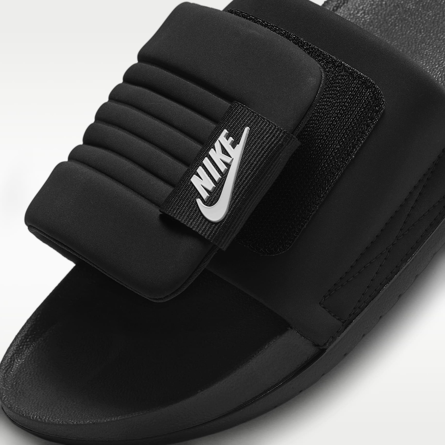 Nike Offcourt Adjust Herren-Slides – Schwarz/Schwarz/Weiß