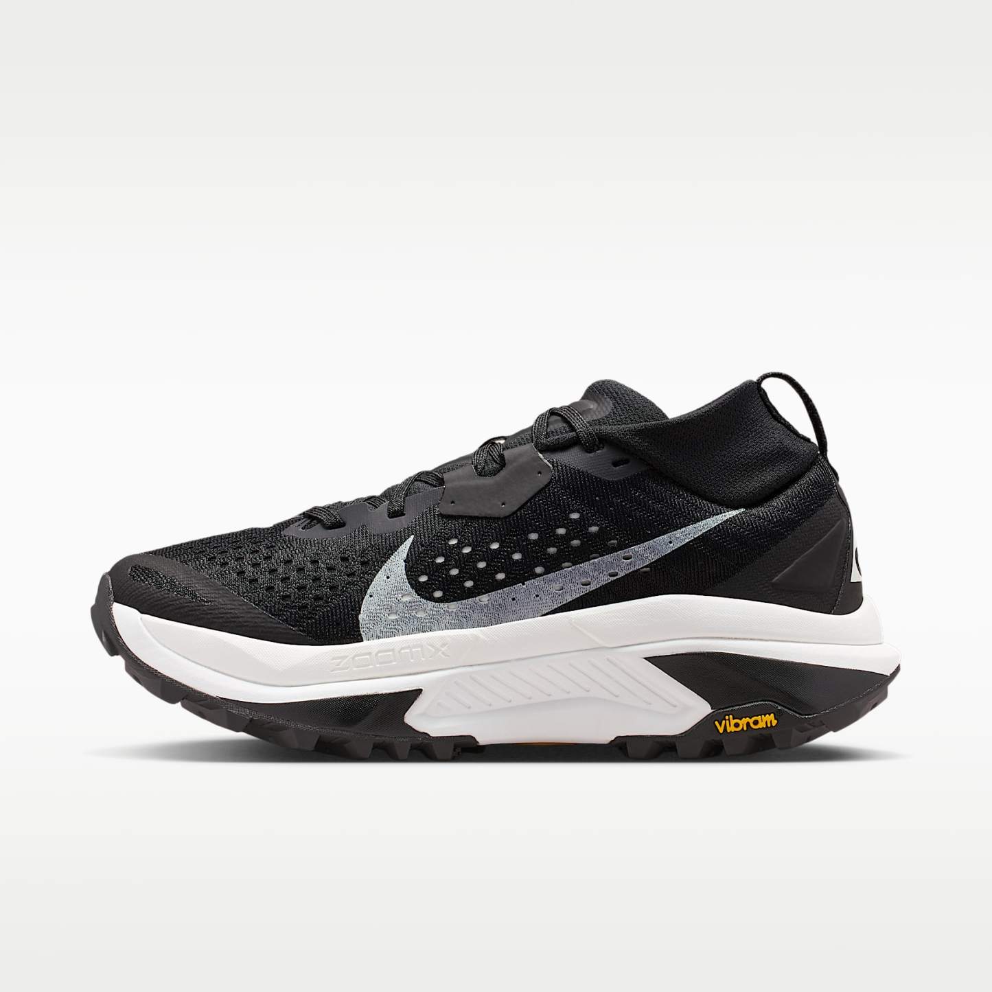 ACG Zegama Trail Traillaufschuh (Damen) – Schwarz/Safety Orange/Anthracite/Summit White