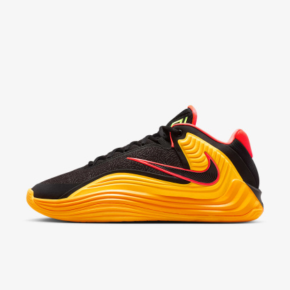 Giannis Freak 7 "Light Aqua" Basketballschuh – Schwarz/Laser Orange/Volt/Bright Crimson