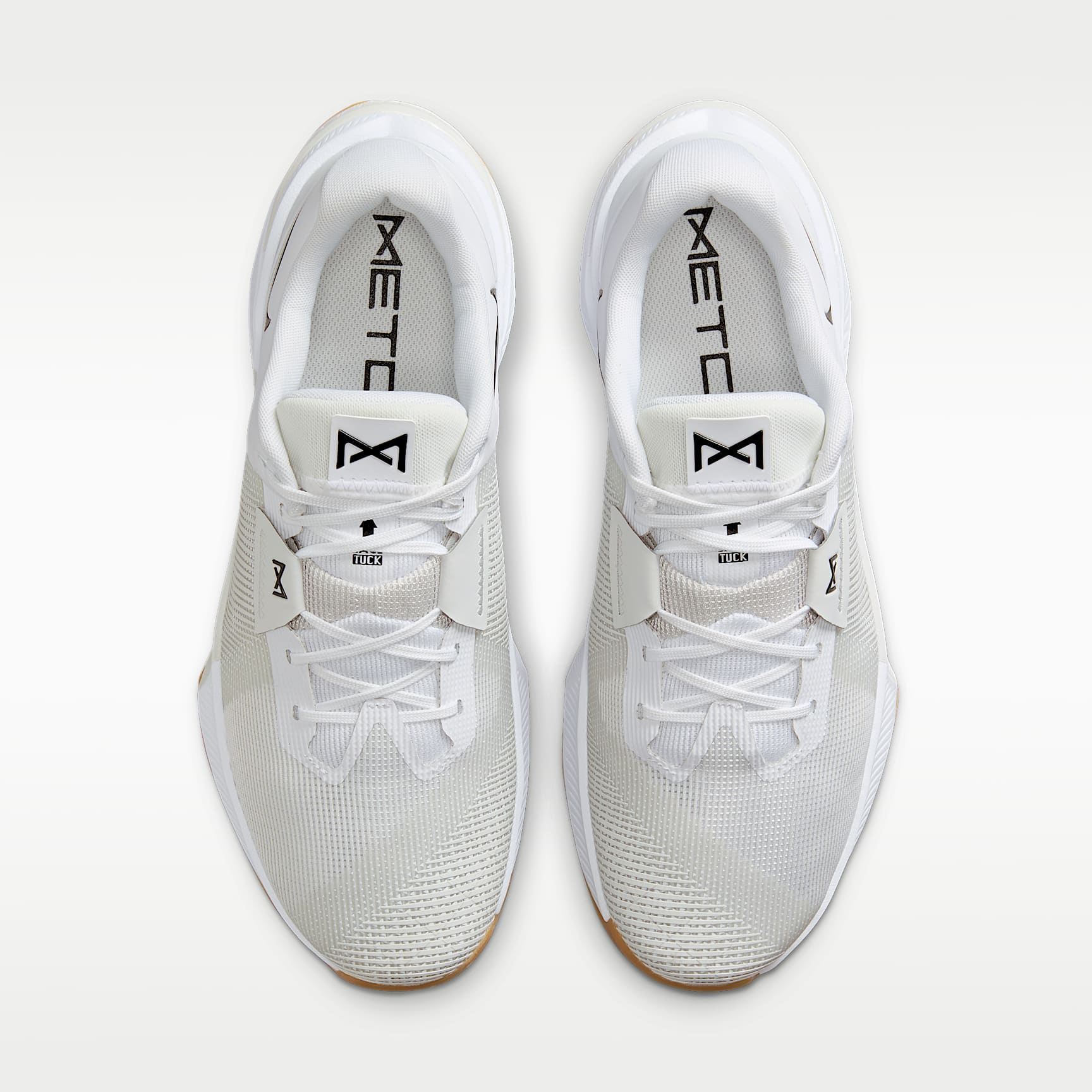 Nike Metcon 10 Workout-Schuh (Herren) – Weiß/Platinum Tint/Gum Light Brown/Schwarz