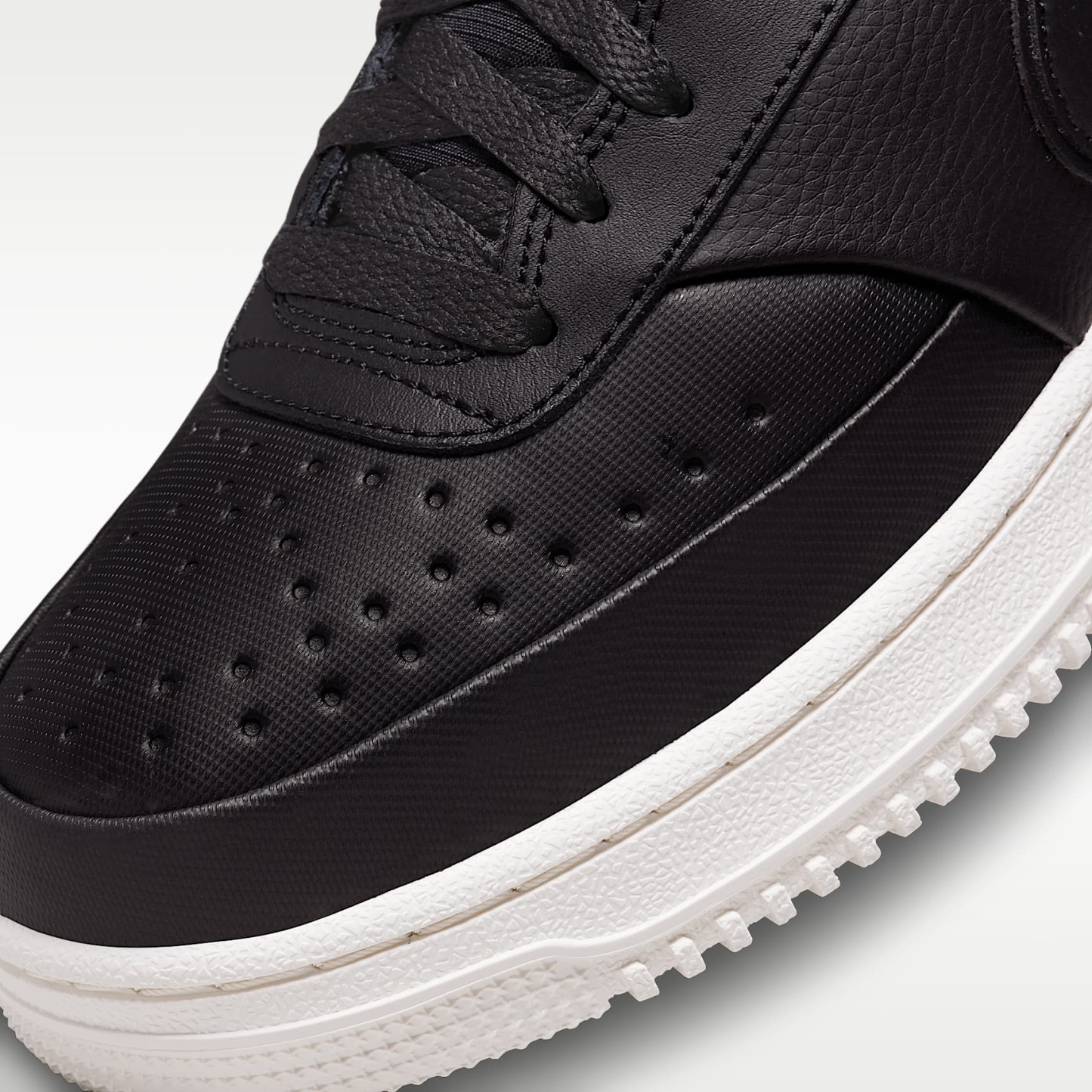Nike Court Vision Mid winterfester Schuh (Herren) – Schwarz/Phantom/Schwarz