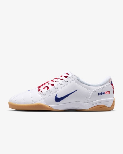 Nike Total 90 Checkered Herrenschuh – Weiß/University Red/Gum Yellow/Deep Royal Blue