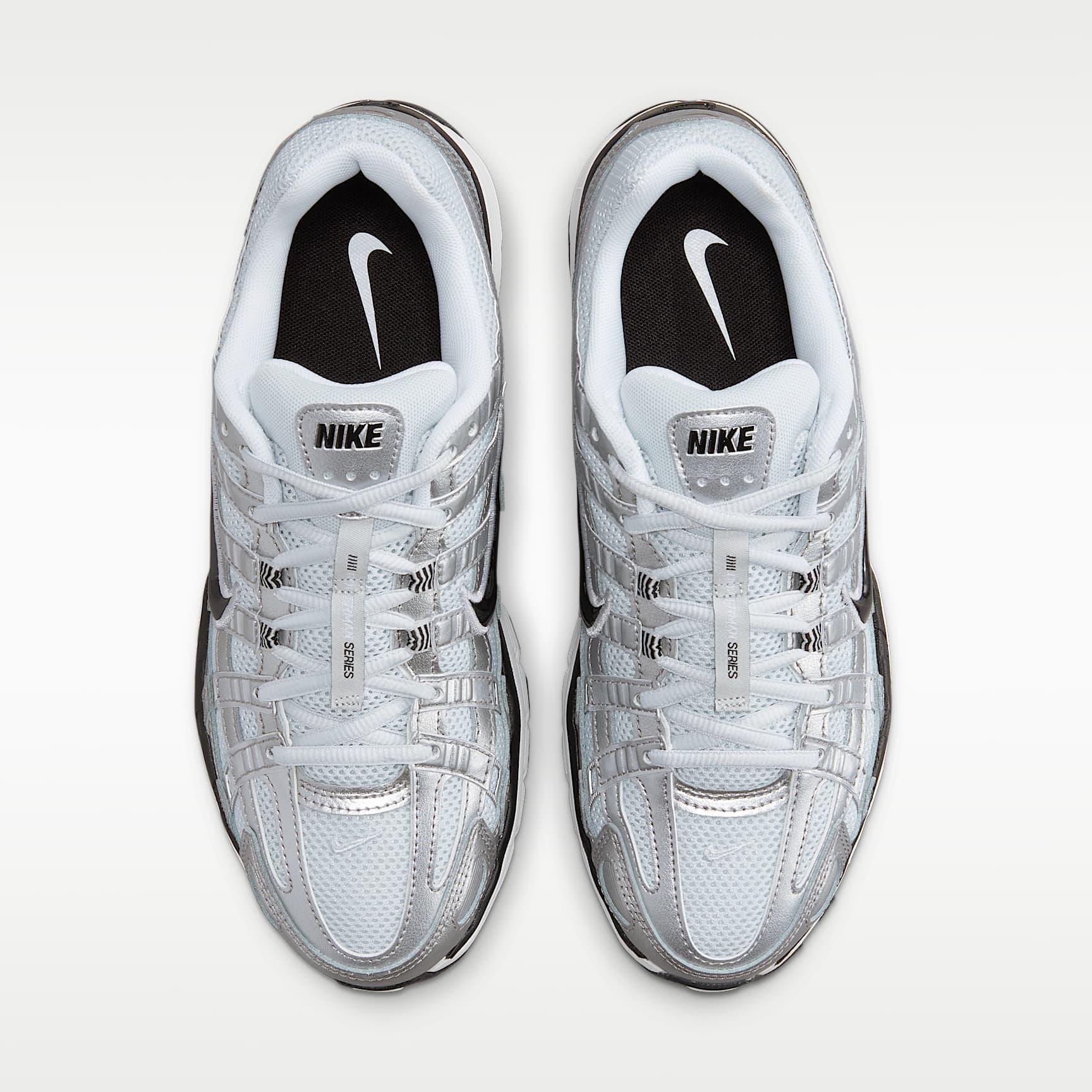 Nike P-6000 Schuh – Weiß/Metallic Silver/Pure Platinum/Schwarz