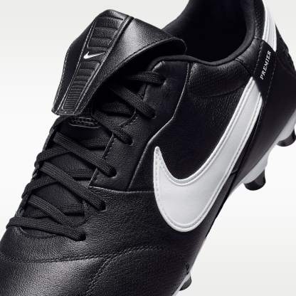 Nike Premier 3 FG Low-Top Fußballschuh – Schwarz/Weiß
