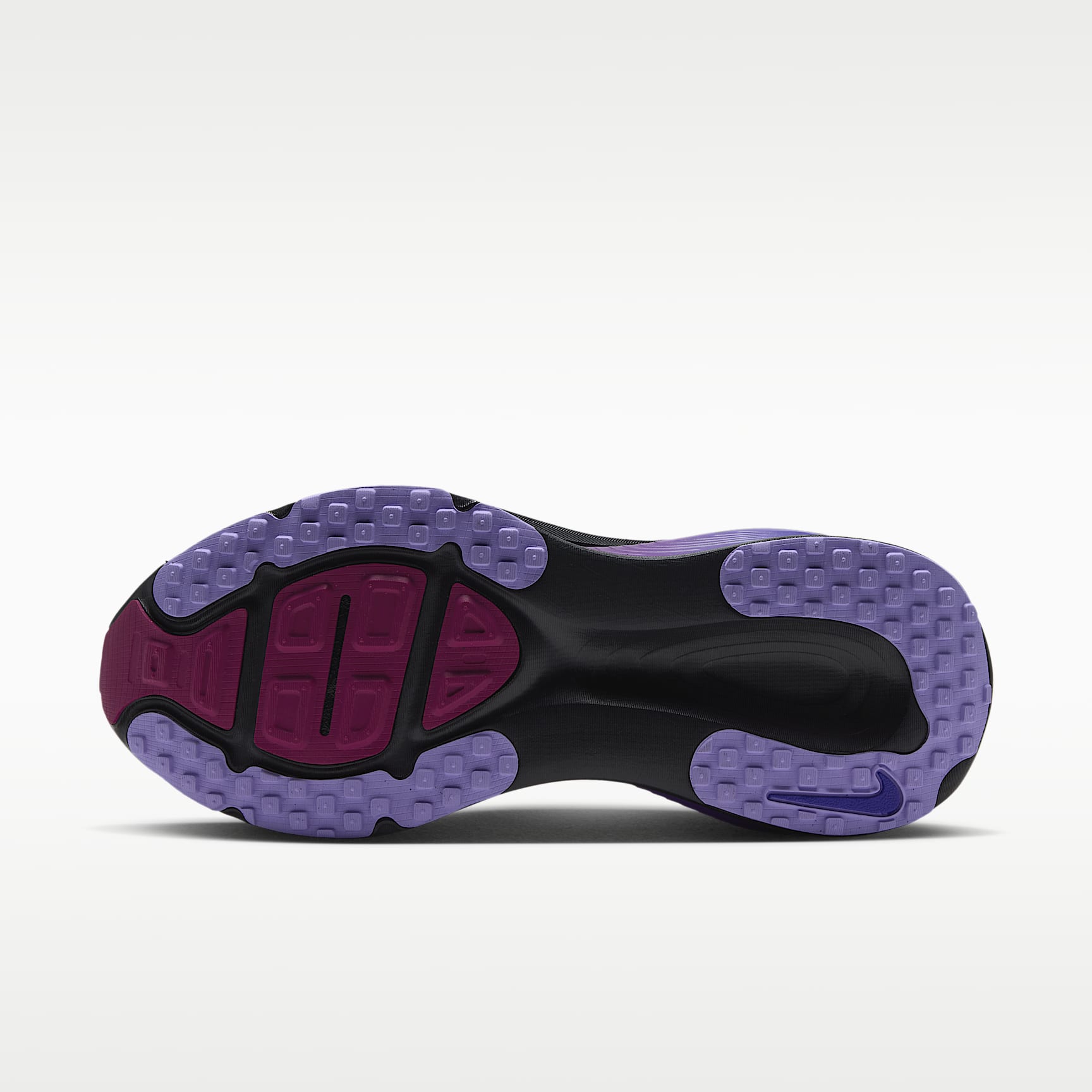 Nike Vomero 18 Straßenlaufschuh (Damen) – Schwarz/Persian Violet/True Berry/Metallic Silver