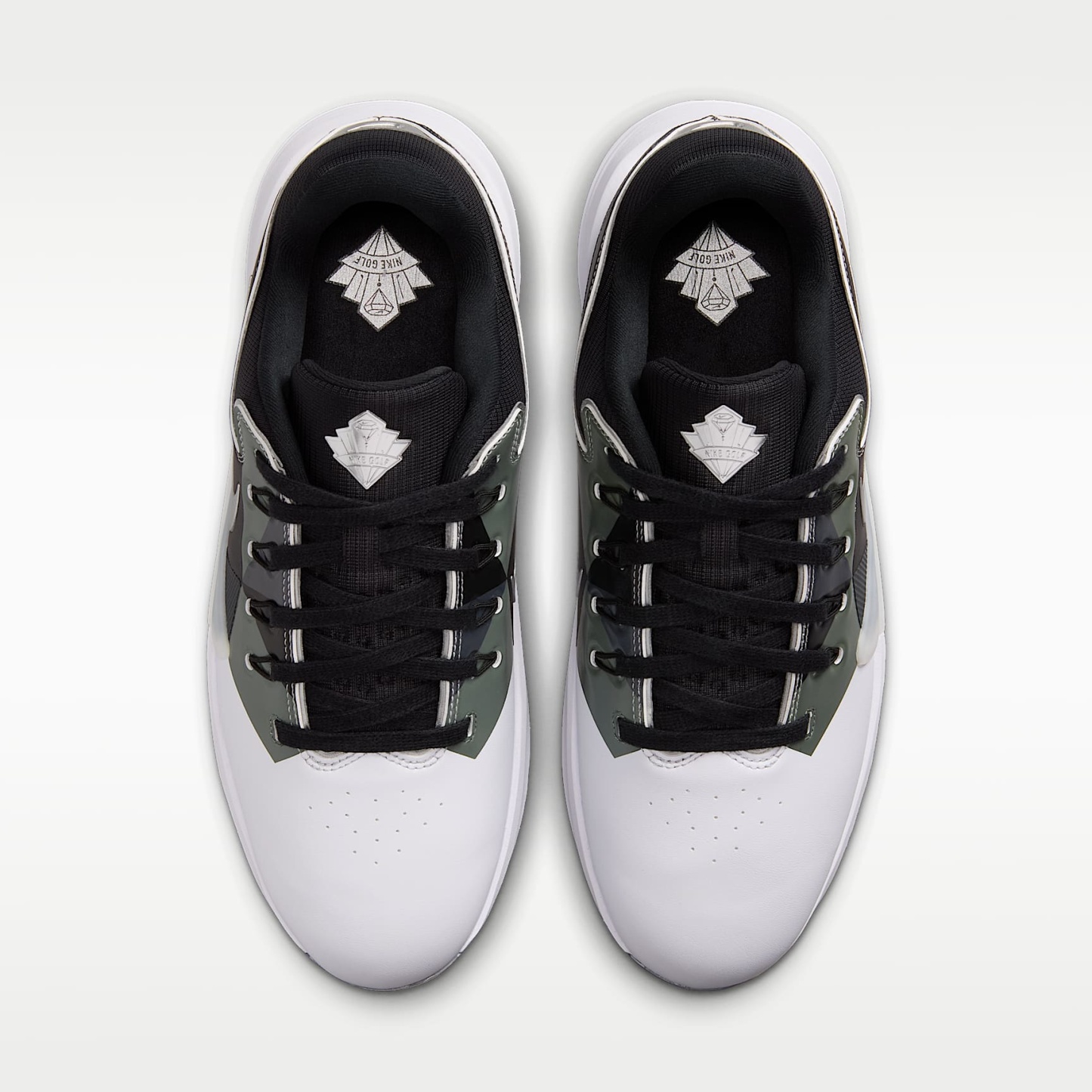 Nike Victory Pro 4 Golfschuh – Weiß/Metallic Silver/Fir/Schwarz