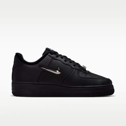 Nike Air Force 1 '07 Schuh (Damen) – Schwarz/Wolf Grey/Metallic Silver