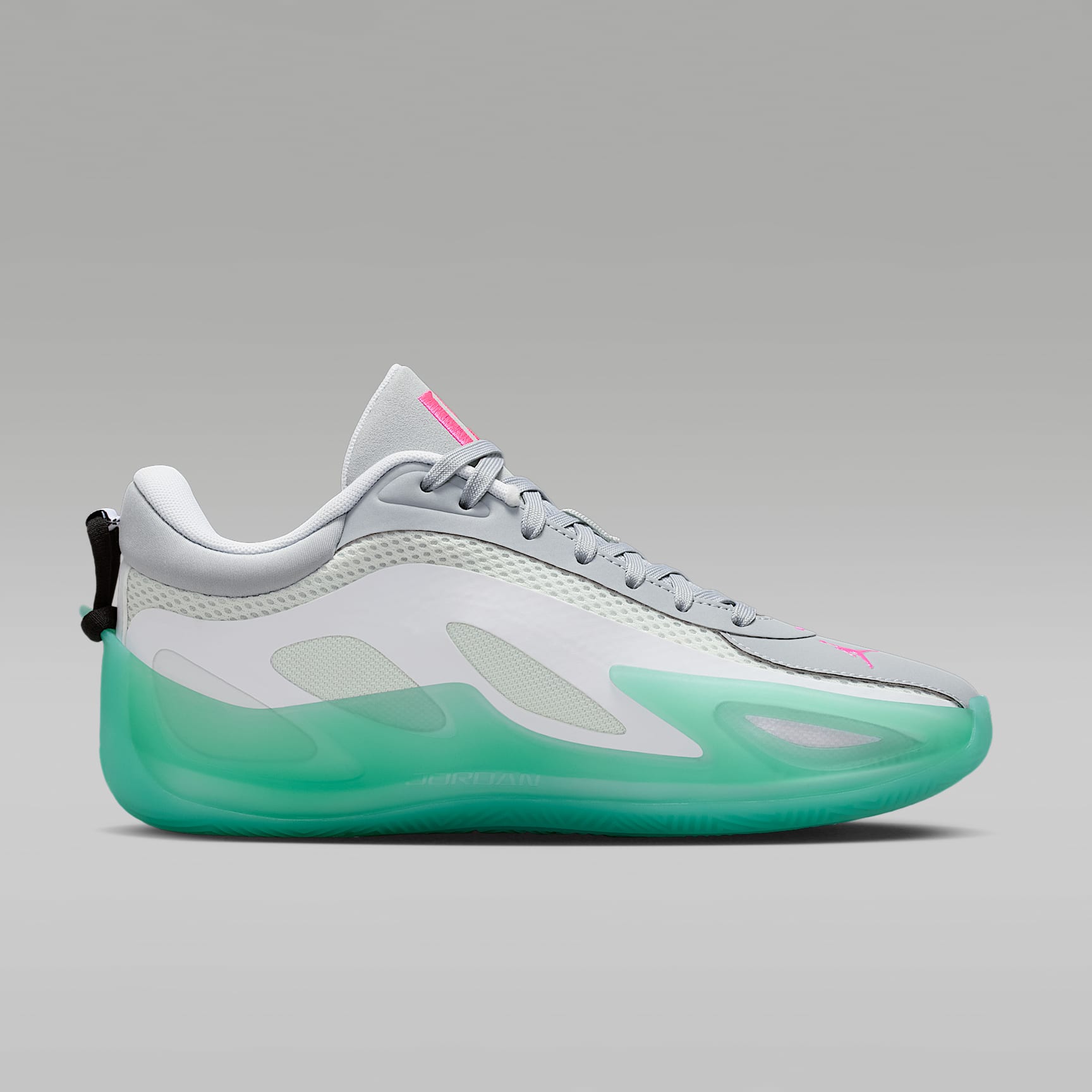 Jordan Heir Series 2 "Seafoam" Basketballschuh – Weiß/Metallic Silver/Pink Blast/Light Pumice