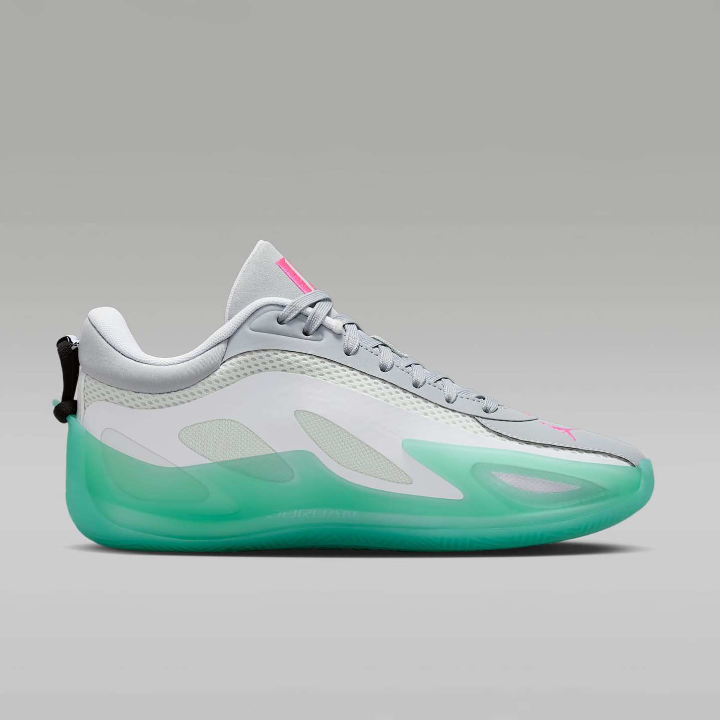 Jordan Heir Series 2 "Seafoam" Basketballschuh – Weiß/Metallic Silver/Pink Blast/Light Pumice