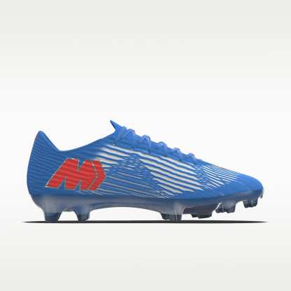 Nike Mercurial Superfly 11 Elite By You personalisierbarer Low-Top-Fußballschuh für normalen Rasen – Light Photo Blue/Light Photo Blue